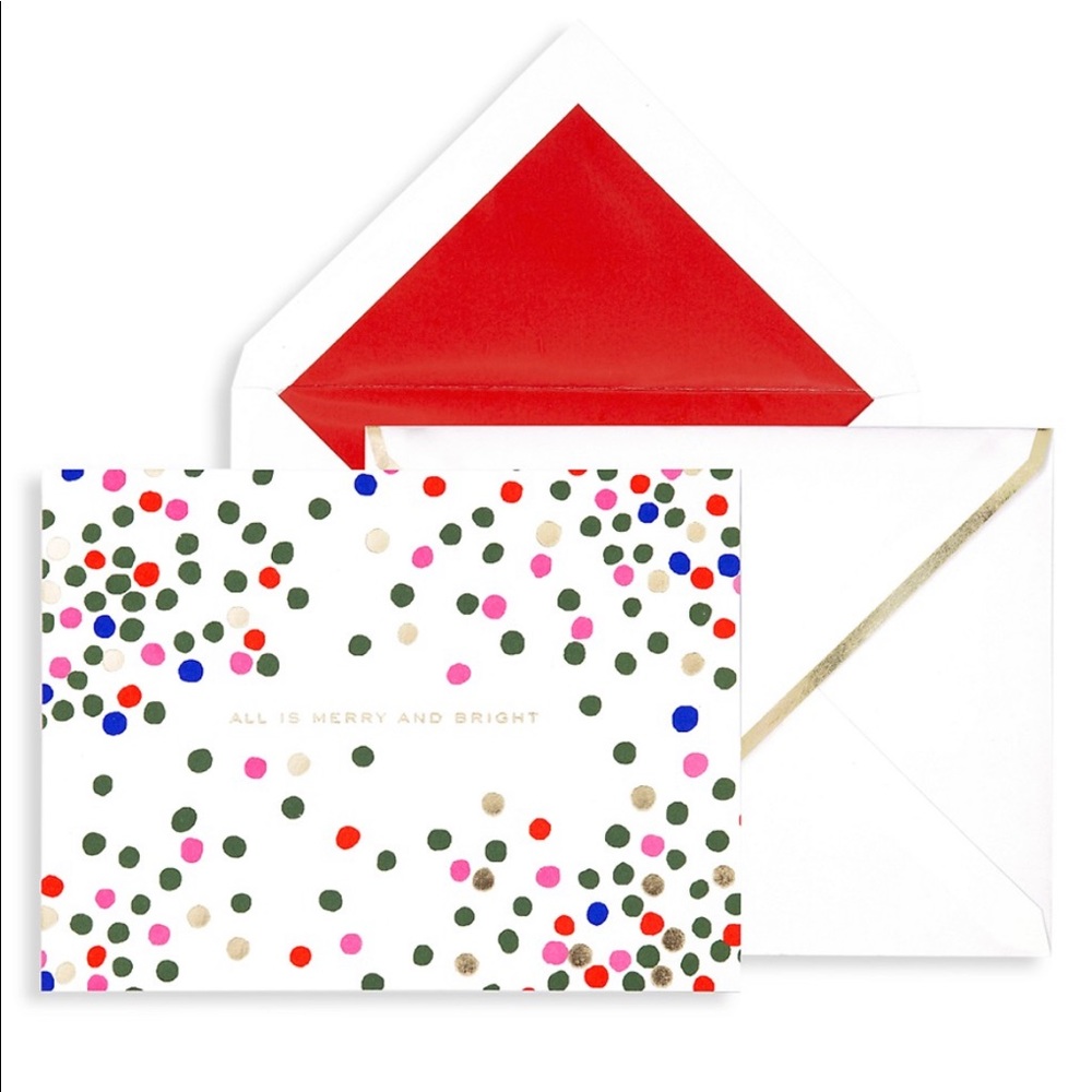 🆕🎀 Kate Spade ♠️ Holiday Card Set